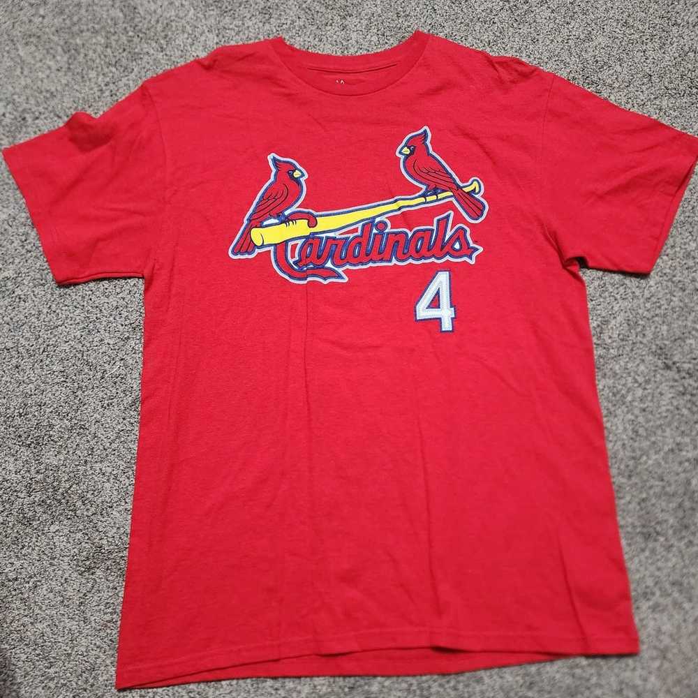 Majestic St Louis Cardinals Shirt Yadier Molina S… - image 1