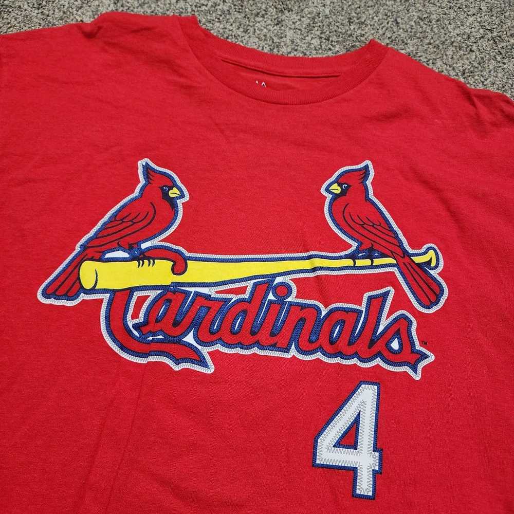 Majestic St Louis Cardinals Shirt Yadier Molina S… - image 2