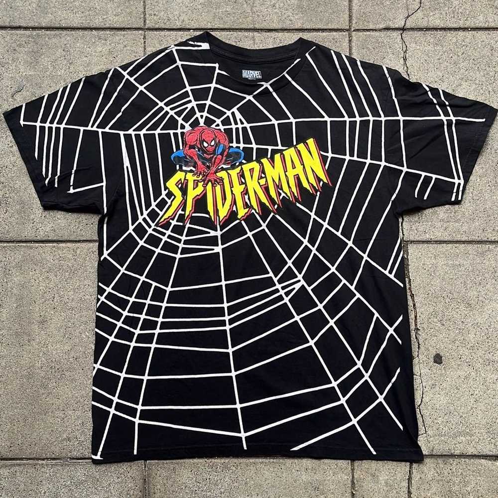 Marvel The Amazing Spider-Man Web Men’s T-Shirt - image 1
