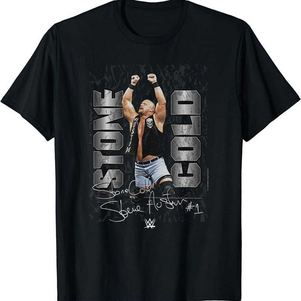 WWE Stone Cold Steve Austin #1 Autograph T-Shirt - image 1