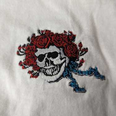 Grateful Dead Skeleton Roses Bertha 3/4 Sleeve Sh… - image 1