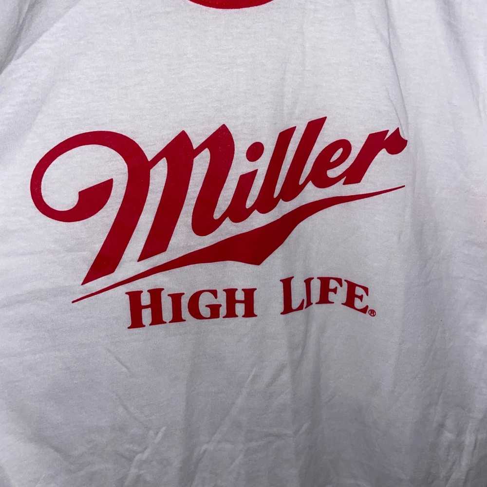 Vintage Miller High Life Shirt Size L NWOT - image 4