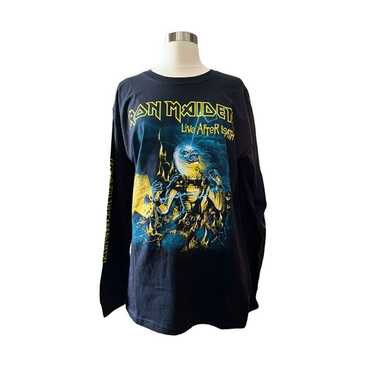 IRON MAIDEN  Life After Death Tour Double-Sided L… - image 1