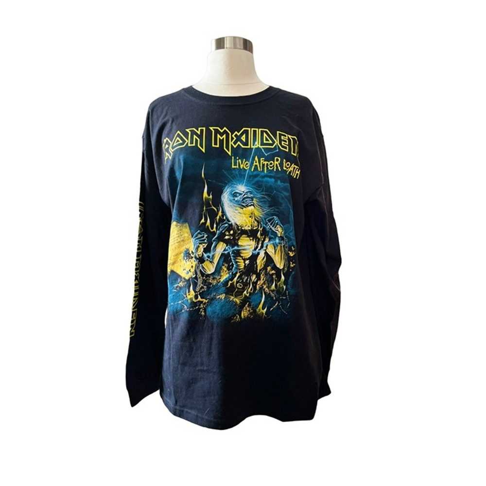 IRON MAIDEN  Life After Death Tour Double-Sided L… - image 3