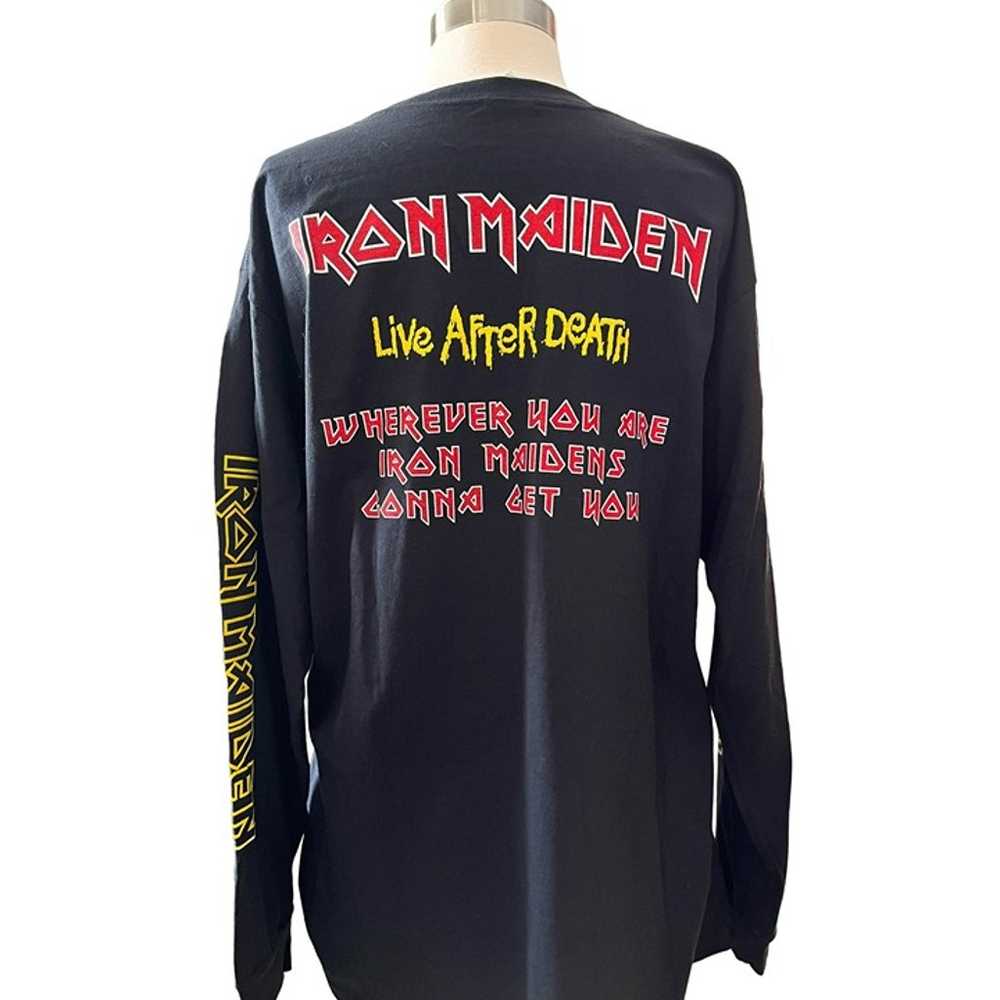 IRON MAIDEN  Life After Death Tour Double-Sided L… - image 5