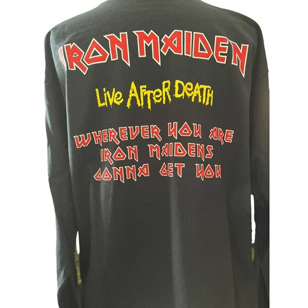 IRON MAIDEN  Life After Death Tour Double-Sided L… - image 8