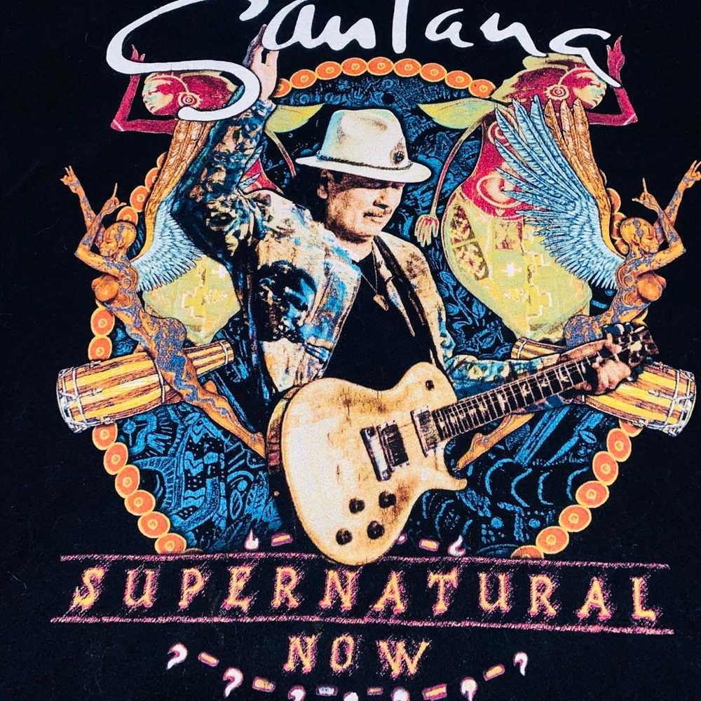 Santana supernatural tour tshirt 2019 - image 3