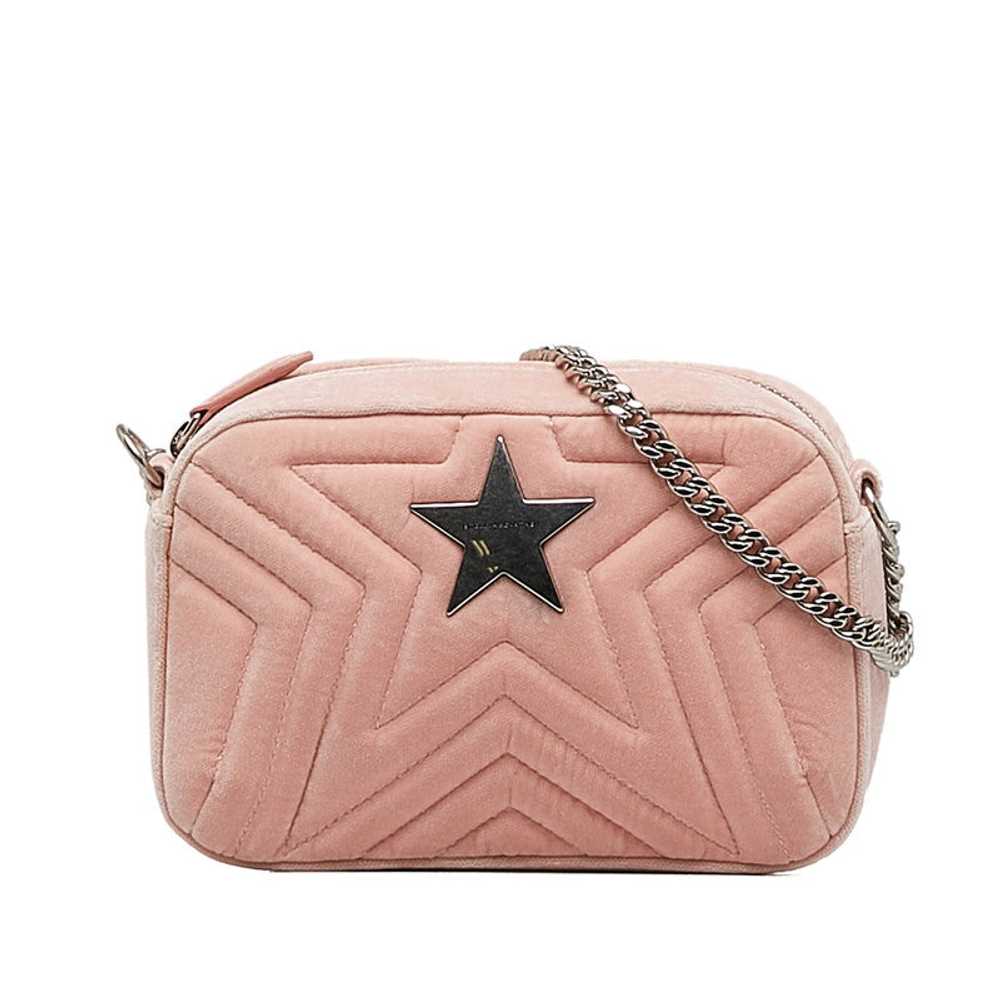 Quilted Velvet Star Crossbody Bag - '10s - image 1