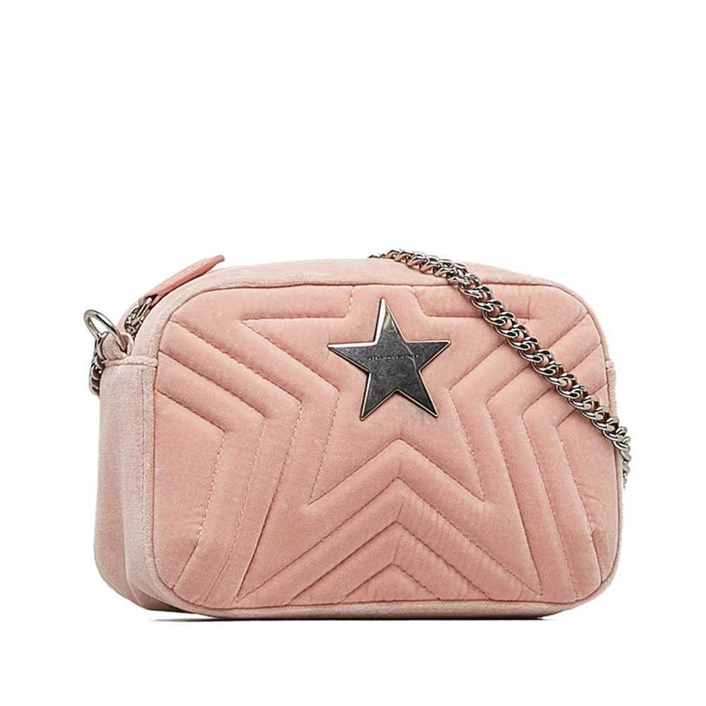 Quilted Velvet Star Crossbody Bag - '10s - image 2