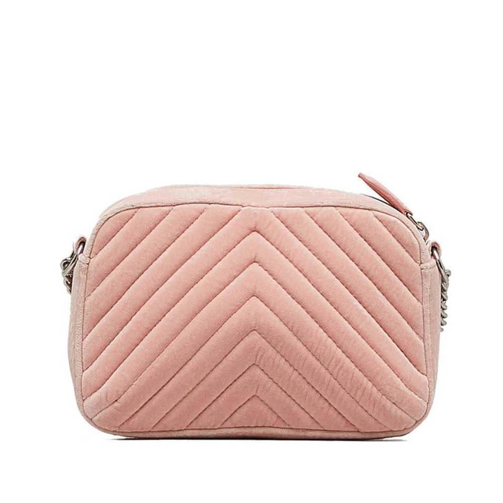 Quilted Velvet Star Crossbody Bag - '10s - image 3