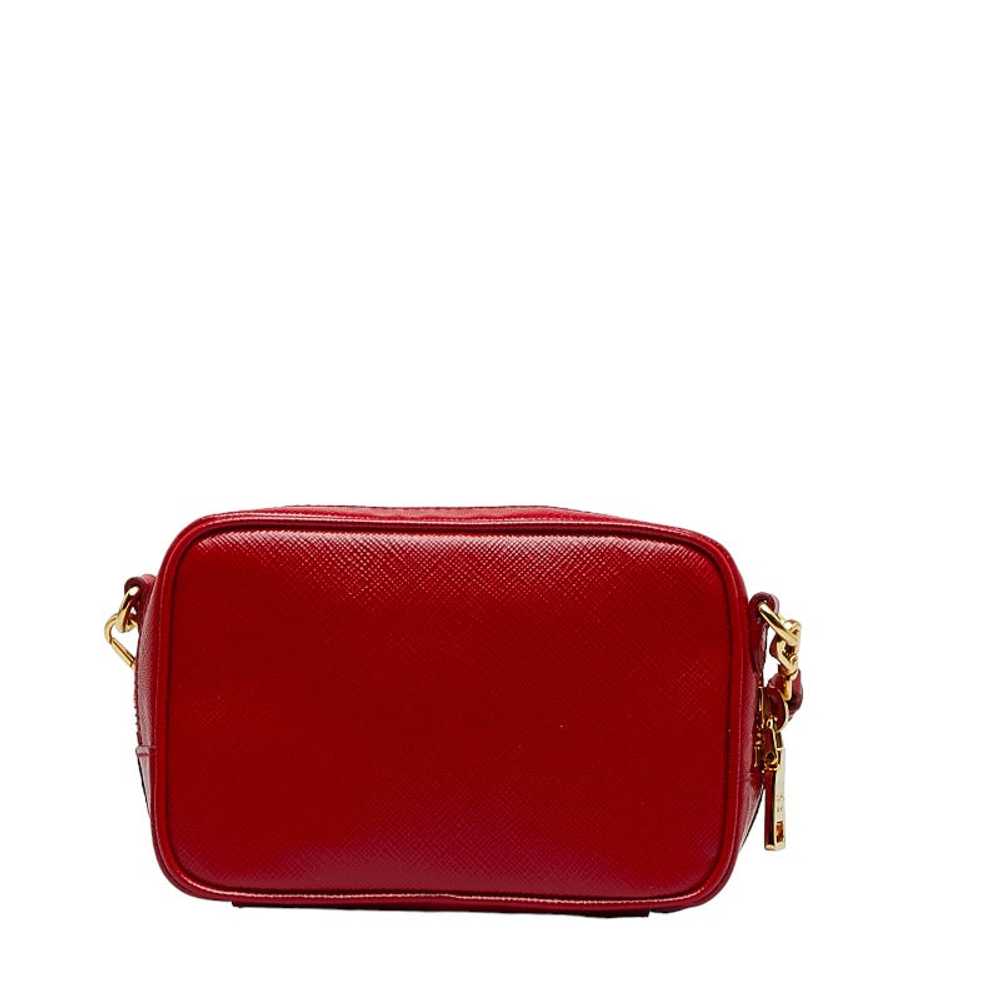 Saffiano Vernice Bow Crossbody Bag - '10s - image 3