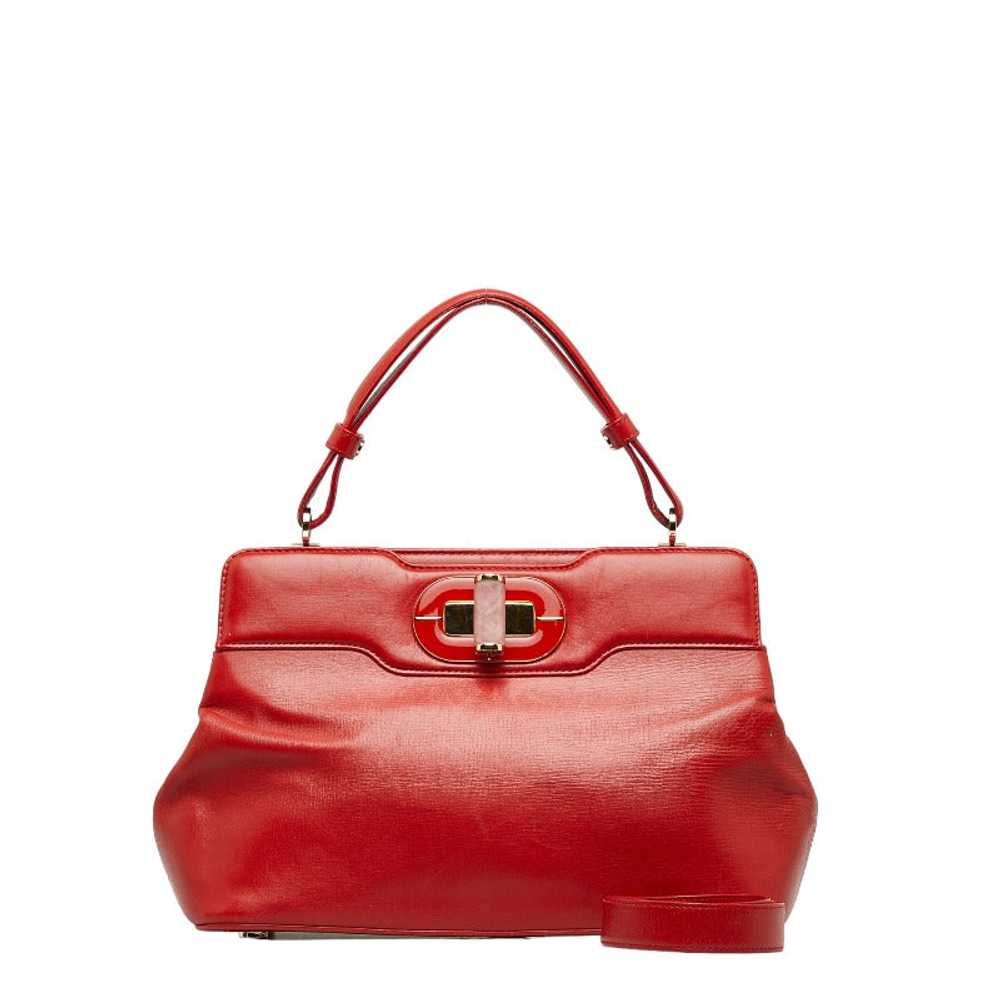 Leather Isabella Rossellini Bag - '10s - image 1