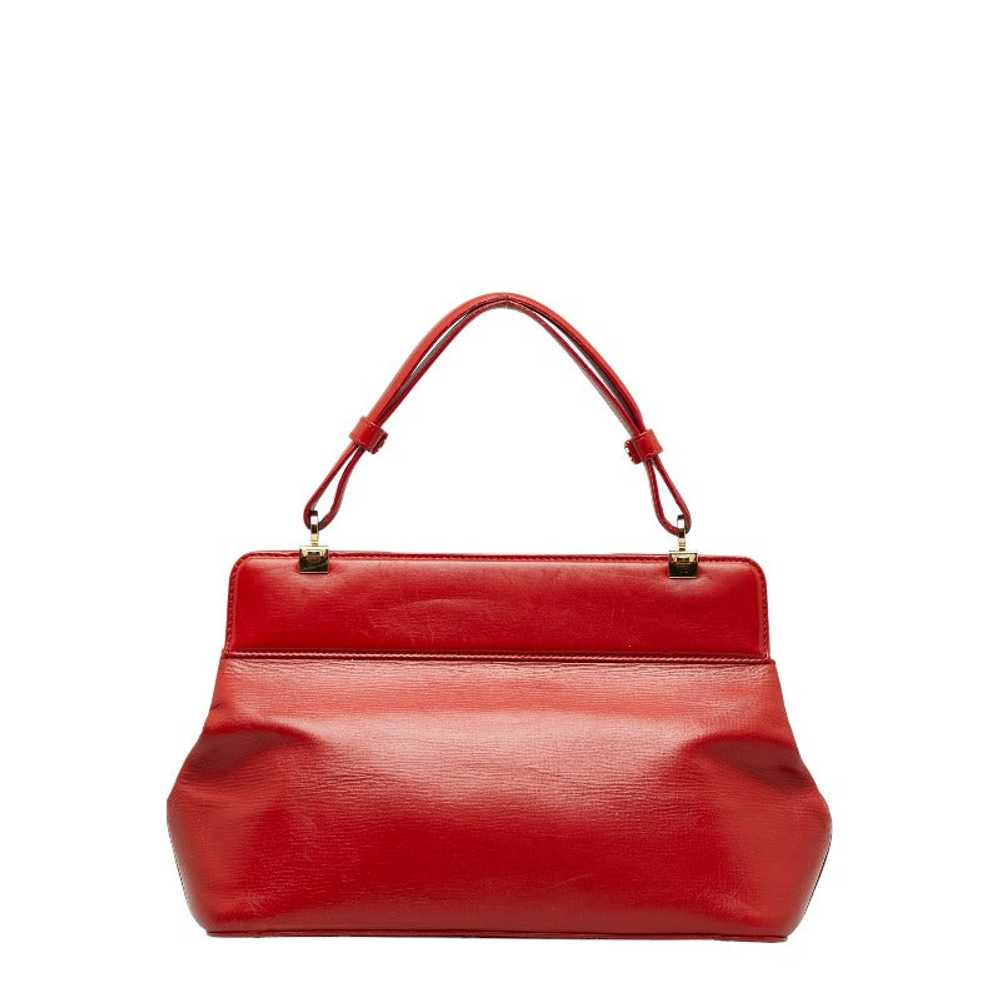 Leather Isabella Rossellini Bag - '10s - image 4