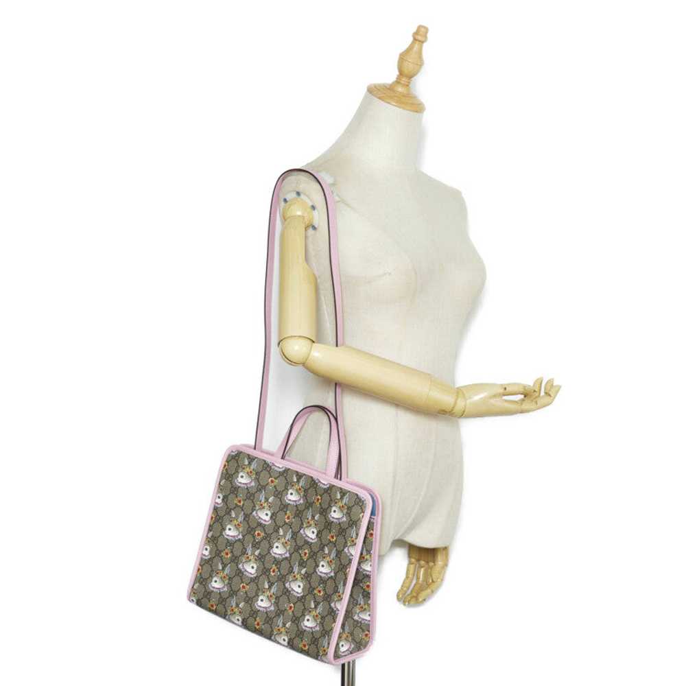 Gucci GG Supreme Rabbit Handbag - '10s - image 9