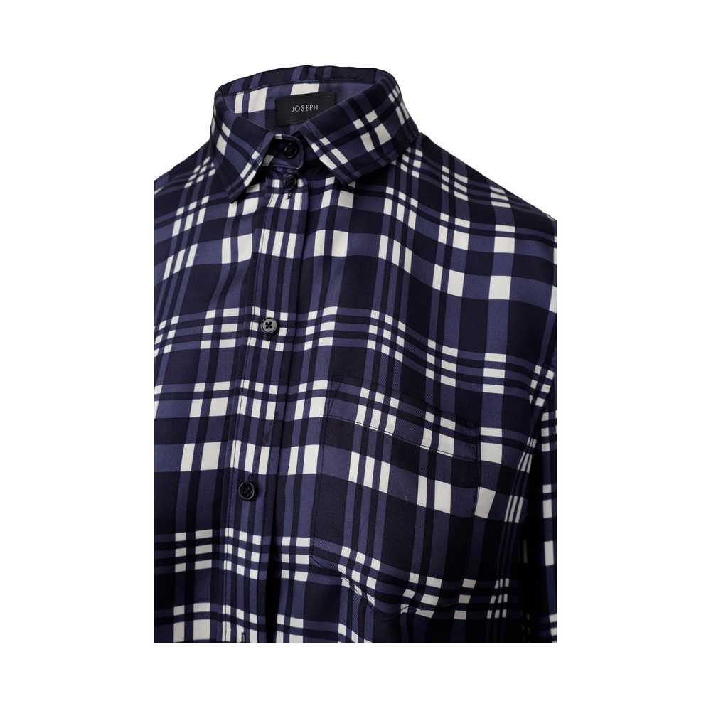 Joseph New Garçon Check Twill Silk Shirt - '10s - image 4