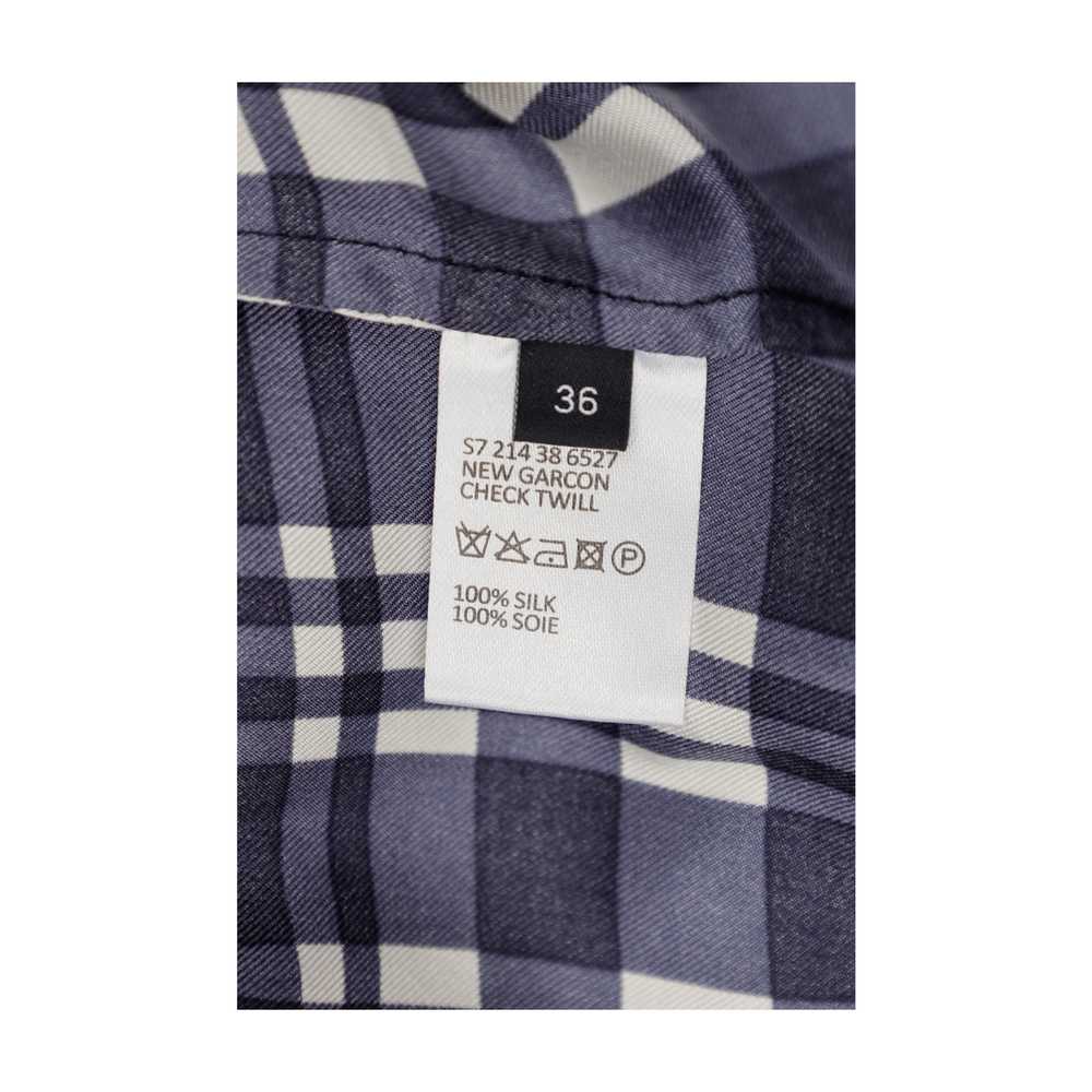 Joseph New Garçon Check Twill Silk Shirt - '10s - image 6