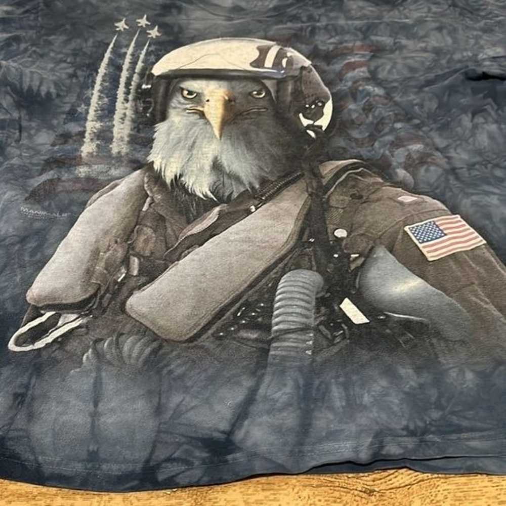 The mountain t-shirt top gun eagle blue t-shirt m… - image 2
