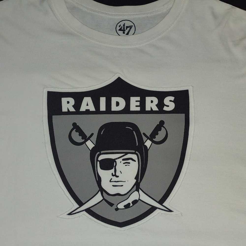Throwback raiders logo '47 shirt - image 2