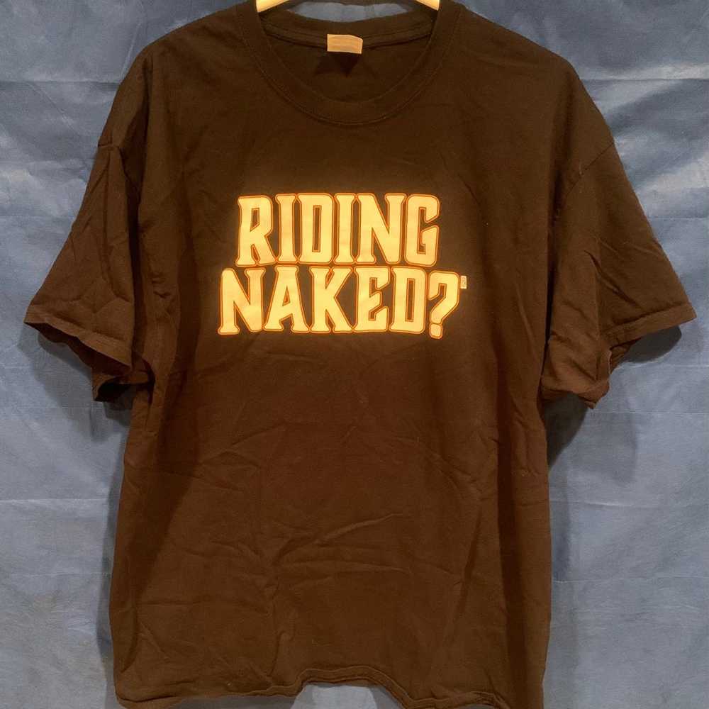 STURGIS Riding Naked/Foremost Insurance T Shirt S… - image 1