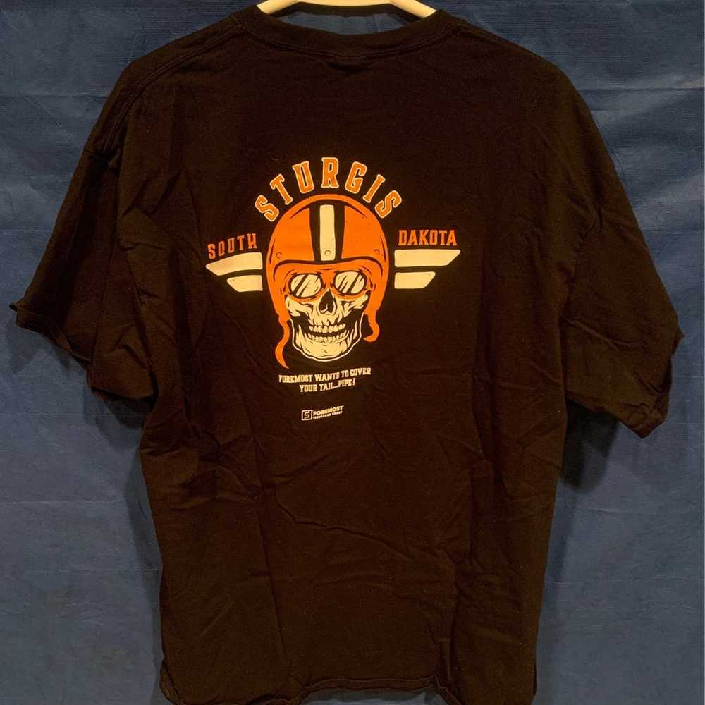 STURGIS Riding Naked/Foremost Insurance T Shirt S… - image 2