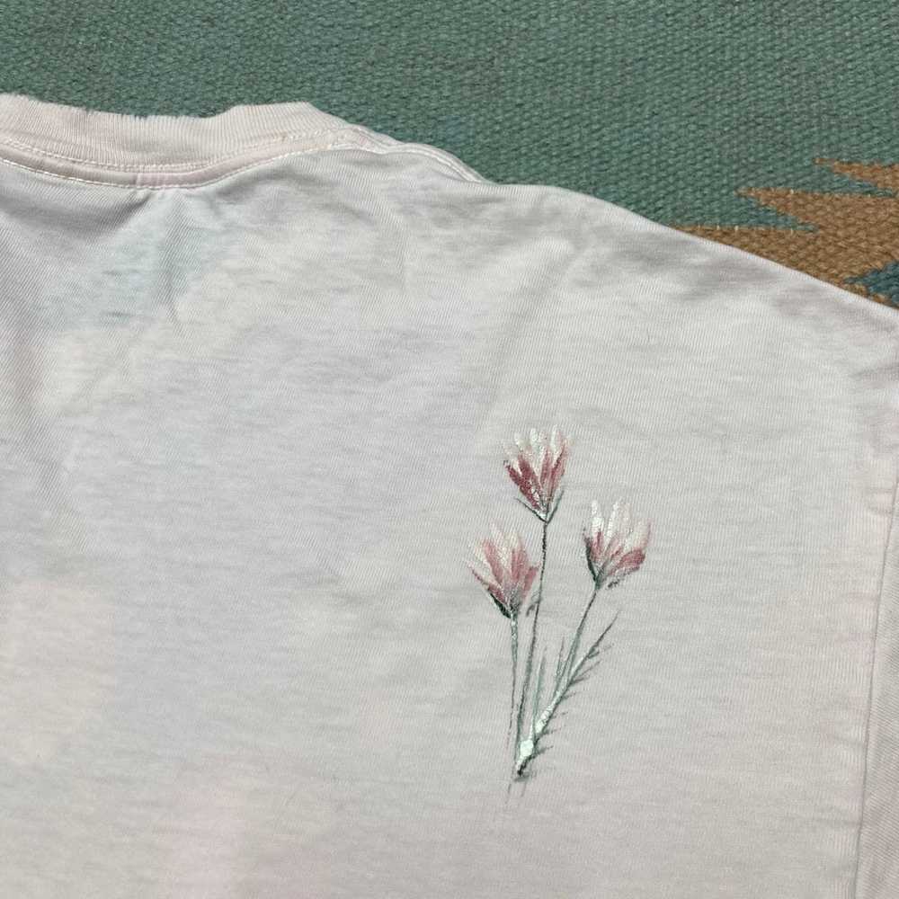 Vintage Lee graphic t shirt flowers nature bloom … - image 10