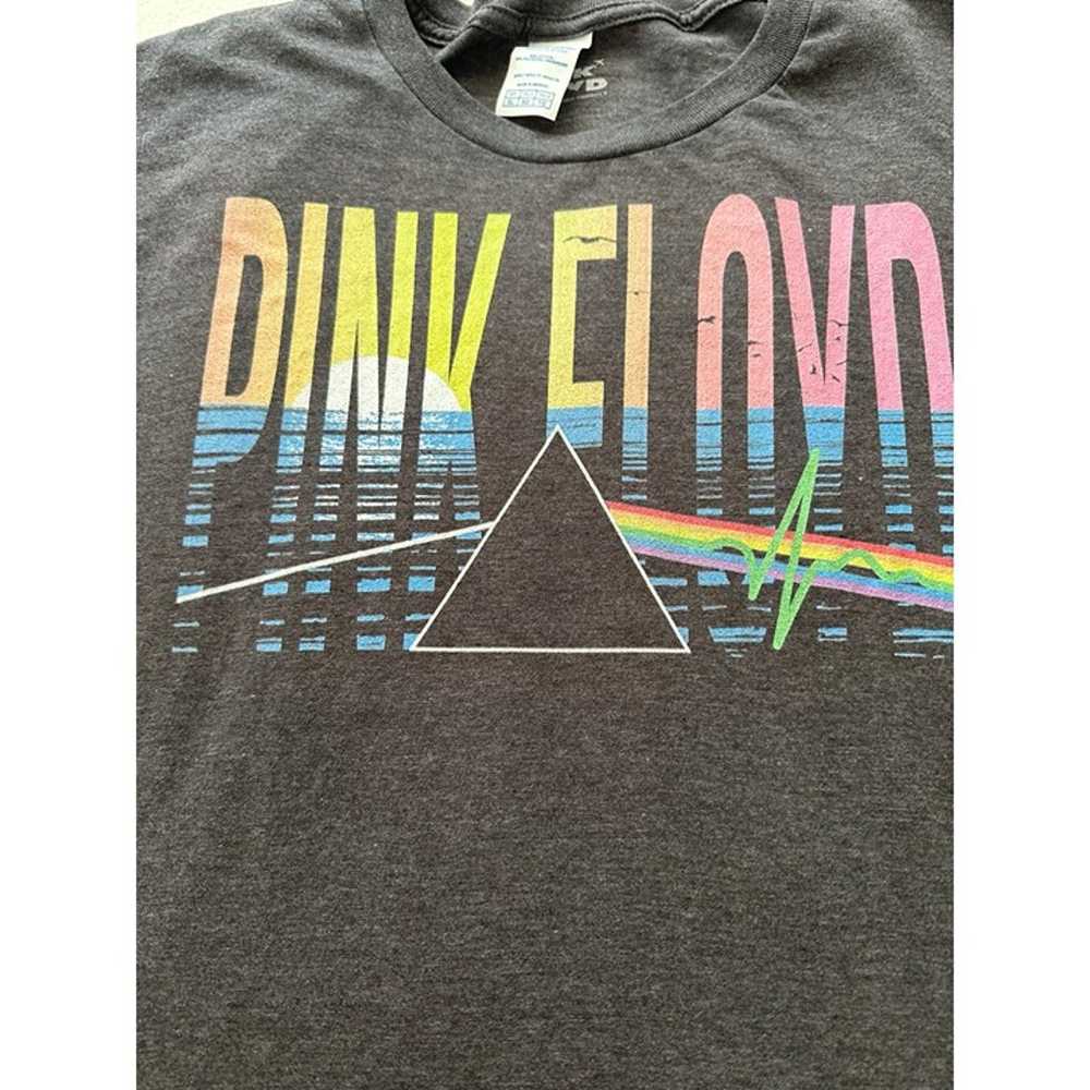 Pink Floyd T-Shirt Adult XL Grey Logo Sunset Men'… - image 3