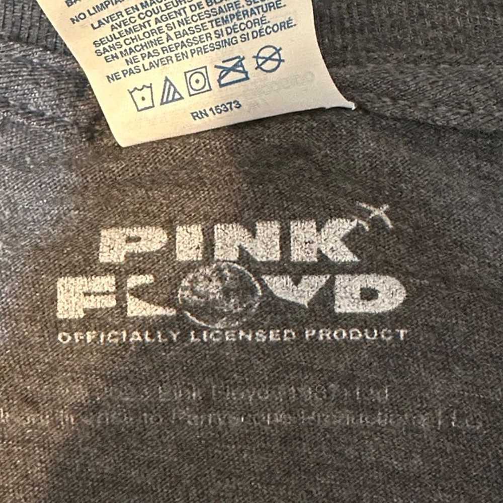 Pink Floyd T-Shirt Adult XL Grey Logo Sunset Men'… - image 8