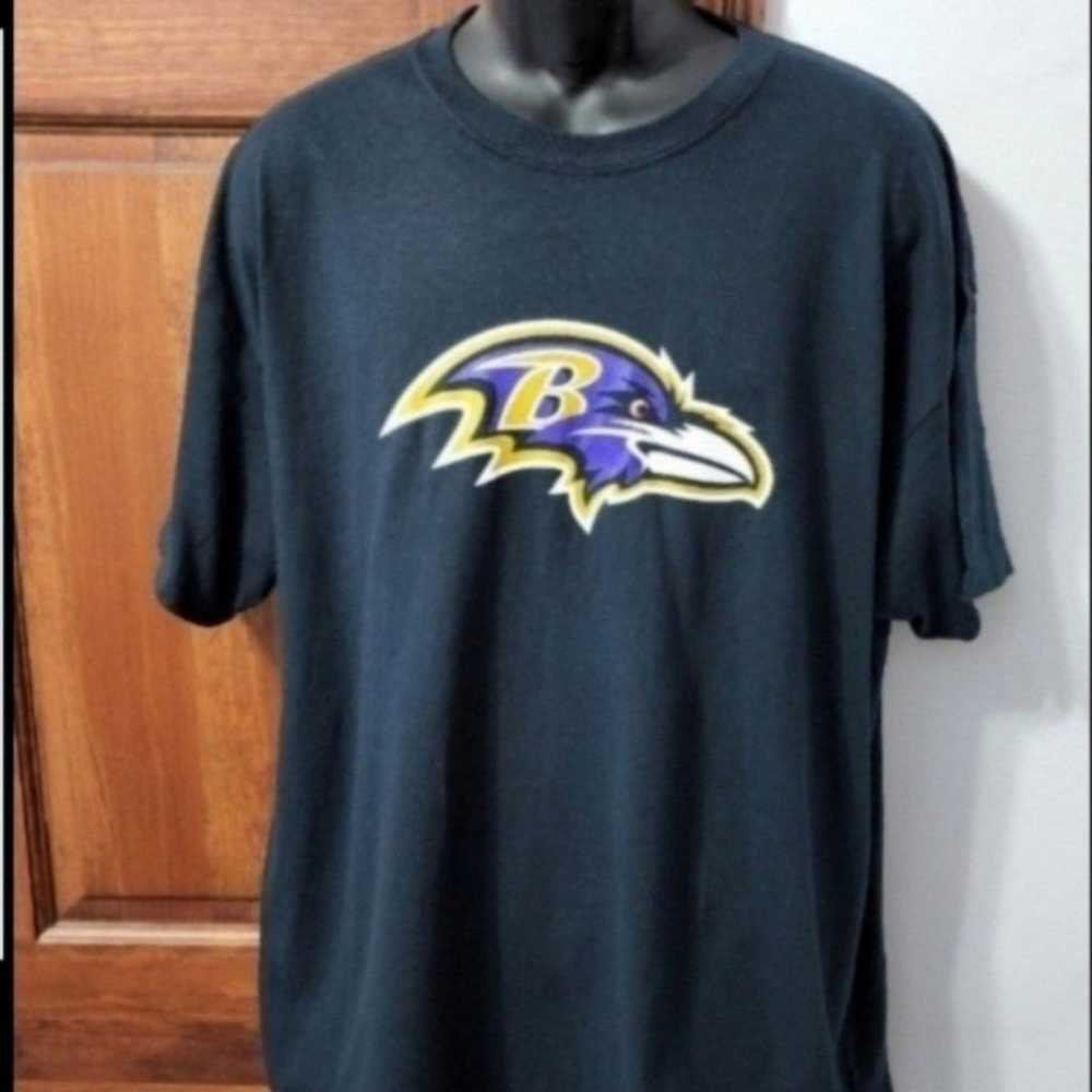 Baltimore Ravens Short Sleeve Black Tshirt XL - image 1