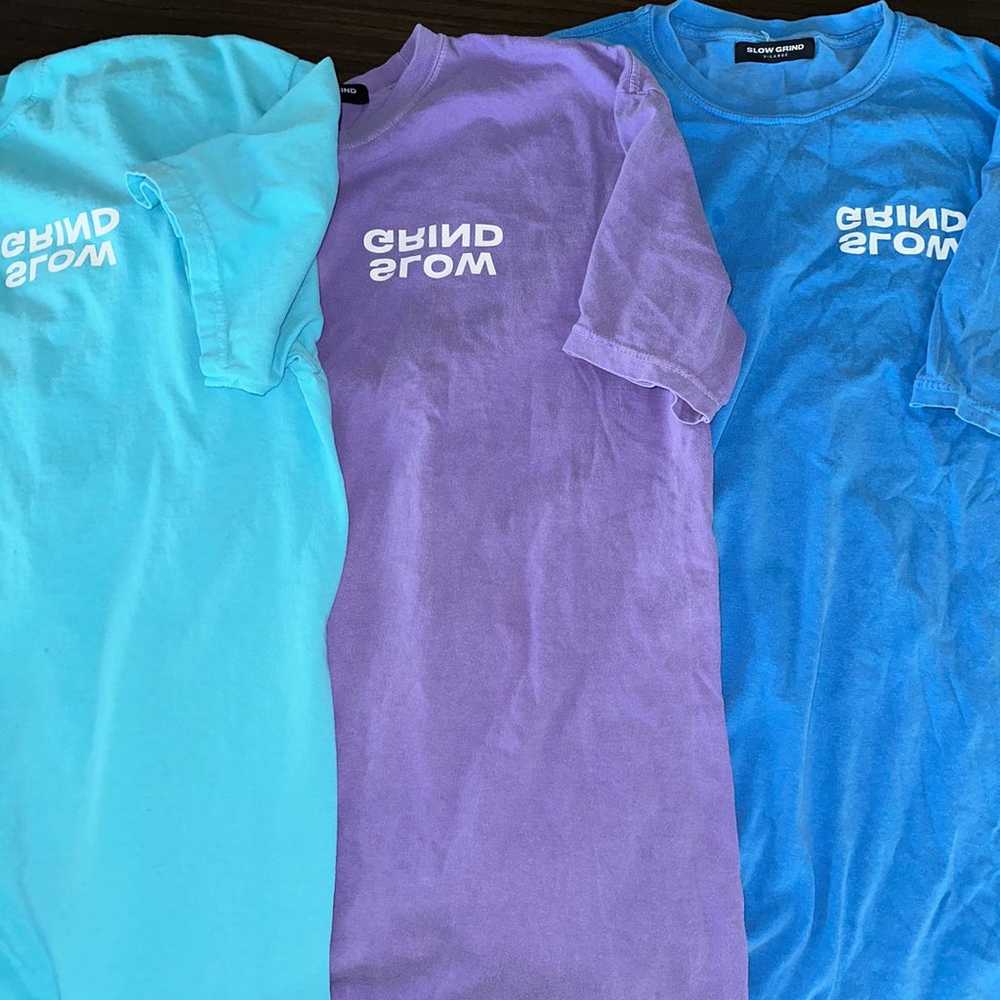 Bundle of 3 mens slow grind T-shirts - image 1