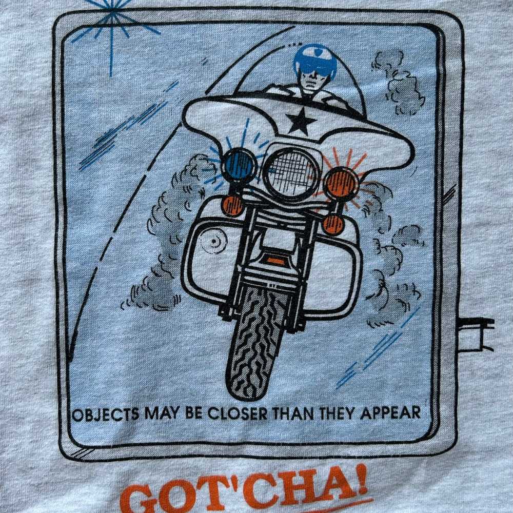 Vintage Hanes Motorcycle T-shirt - image 2
