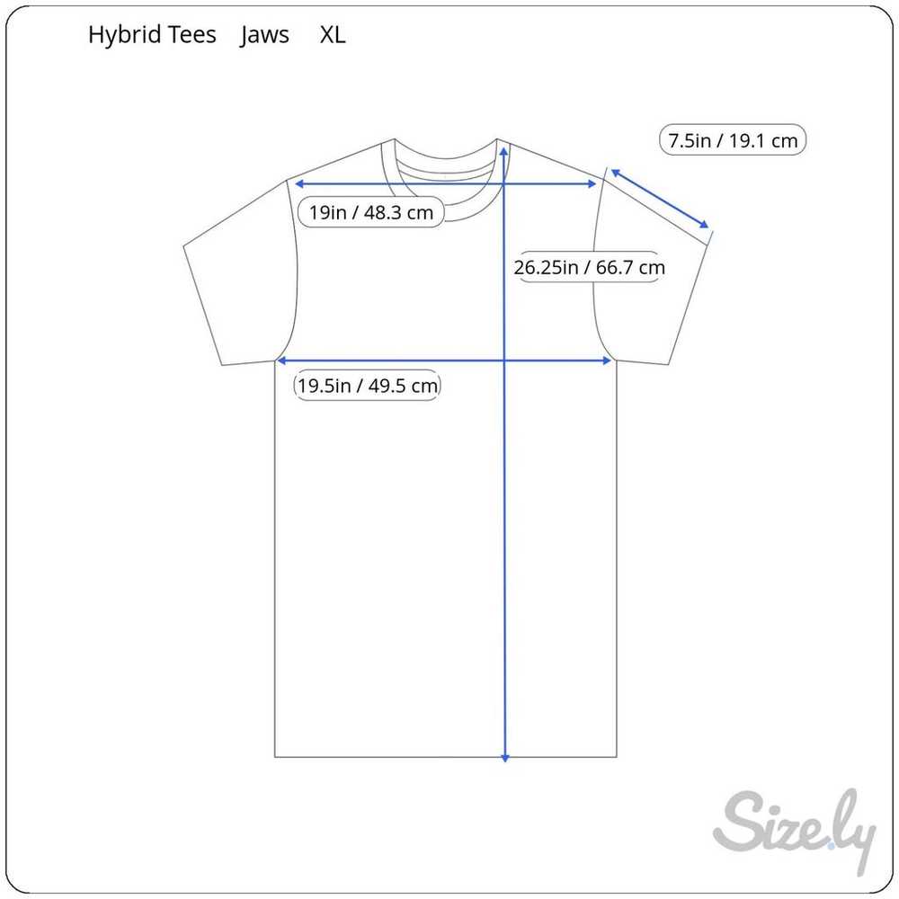 Hybrid Tees Jaws Movie Tshirt Size XL New - image 4