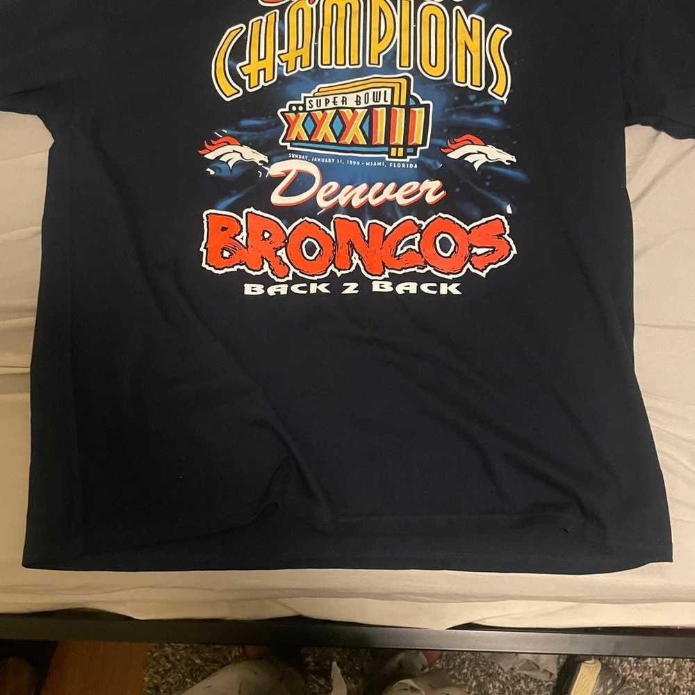 Broncos vintage t shirt - image 1