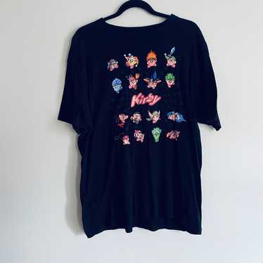 2016 Nintendo Black Multiple Kirby Graphic T Shir… - image 1