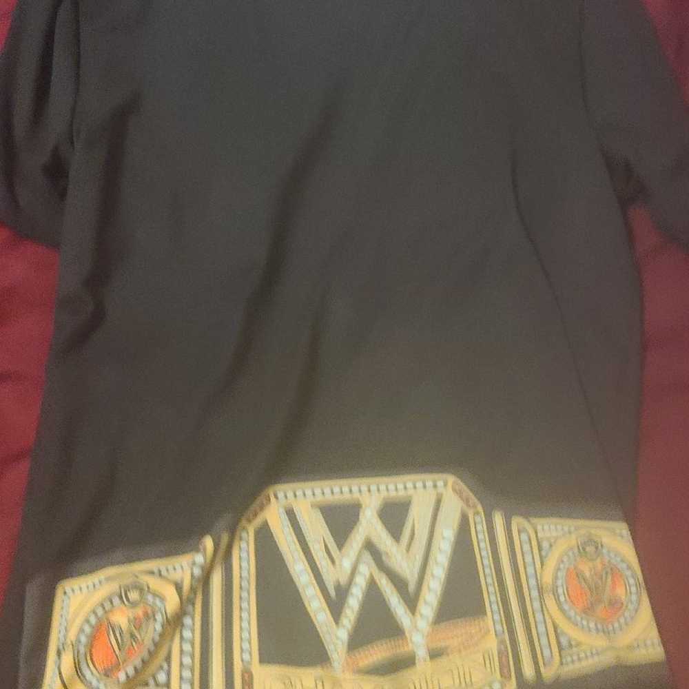 WWE compression Championship t-shirt XL Under Arm… - image 1