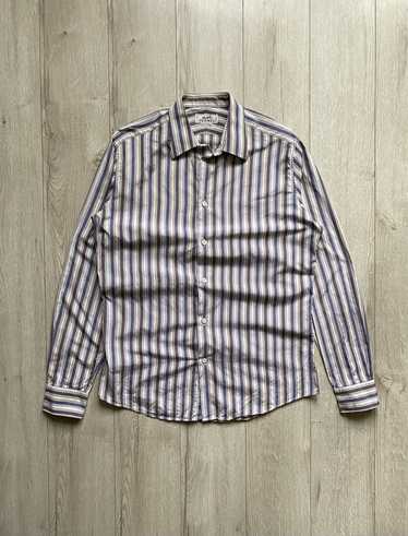 Hermes × Vintage Hermes vintage button up striped… - image 1