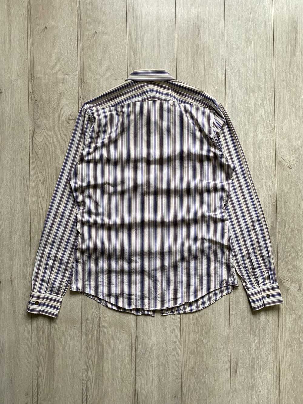 Hermes × Vintage Hermes vintage button up striped… - image 4