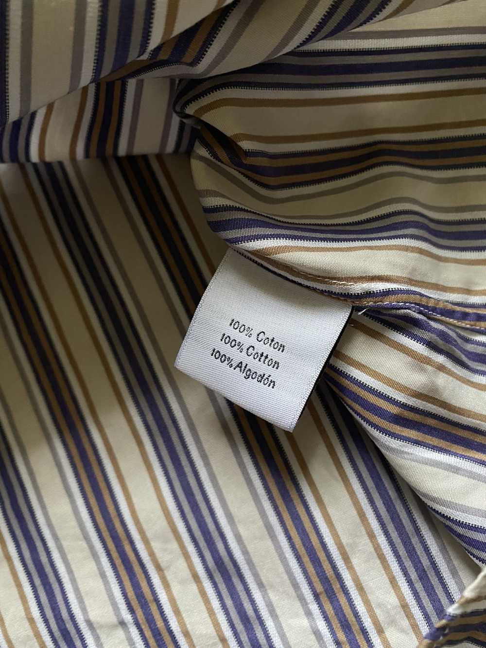 Hermes × Vintage Hermes vintage button up striped… - image 8