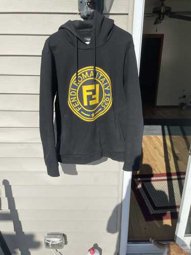 Fendi Fendi Roma 1925 Logo Hoodie