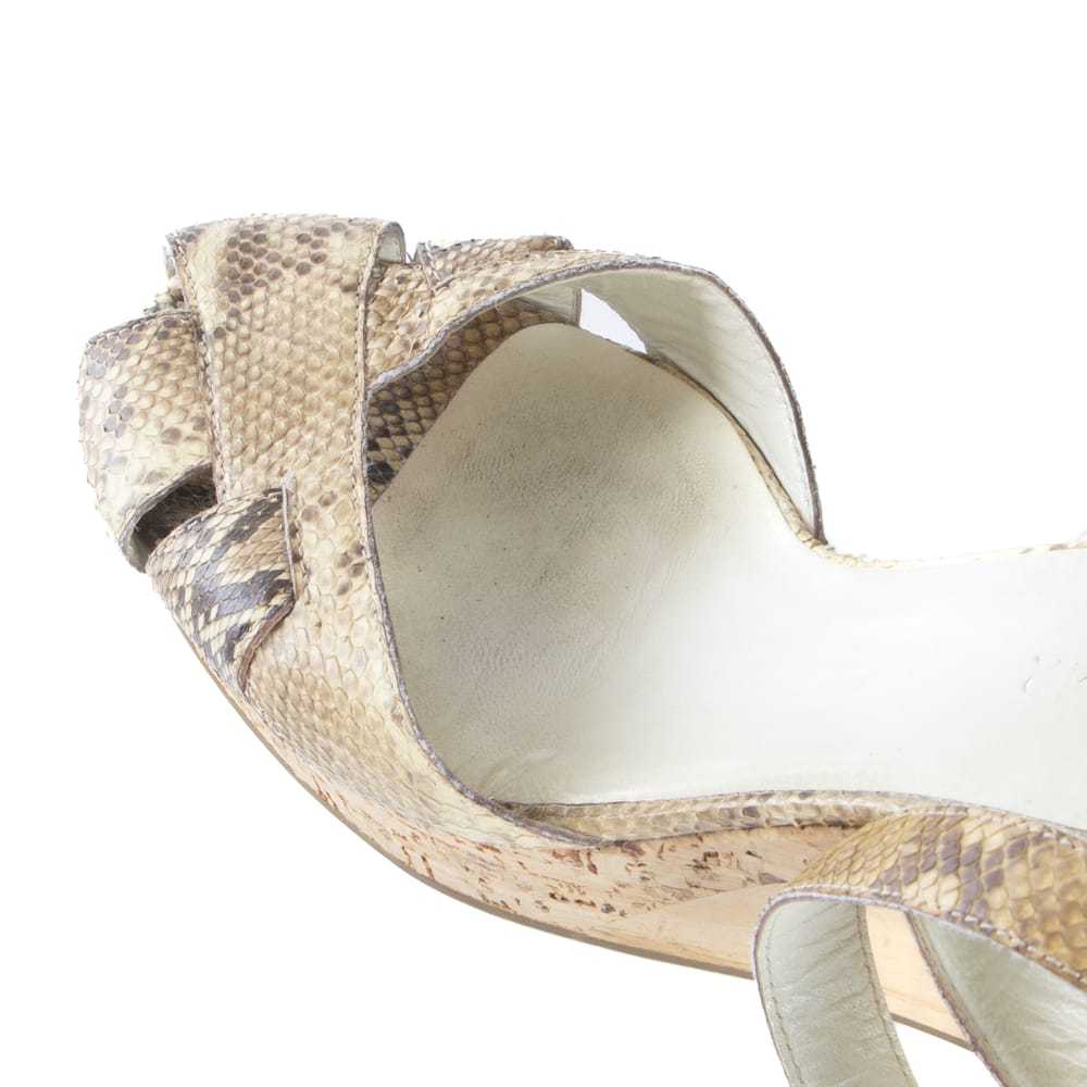 Jil Sander Exotic leathers heels - image 4