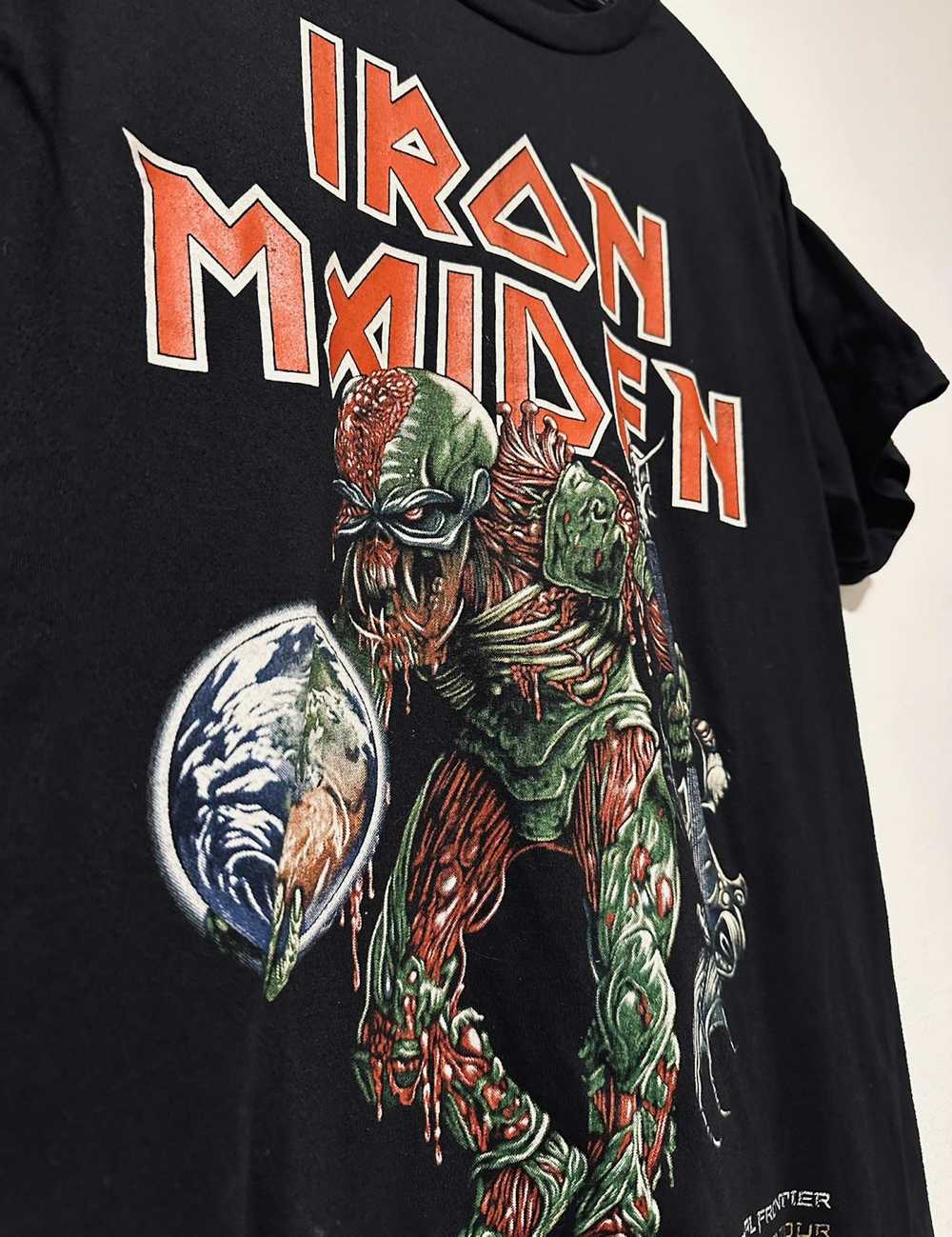 Streetwear × Vintage 3D Emblem Iron Maiden t-shirt - image 2