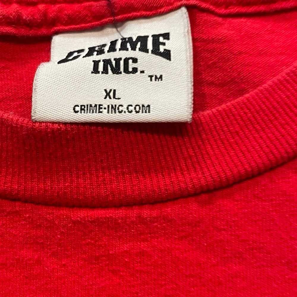 Red Crime Graphic tee - image 4