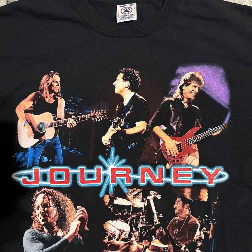 Journey Vacation's Over 1998 Band Tee Black XL Br… - image 2