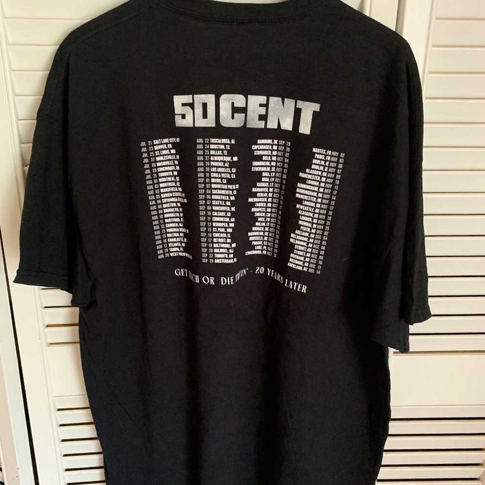 Fifty cent 2023 concert T-shirt 2XL - image 2