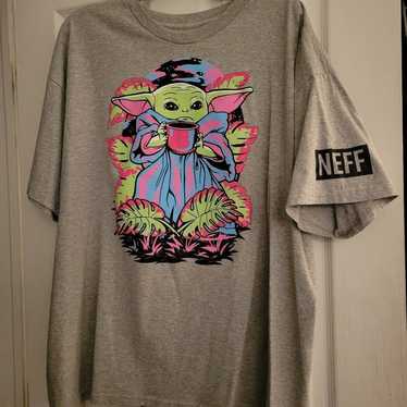 NWOT Neff Baby Yoda Grogu Star Wars T-Shirt - image 1
