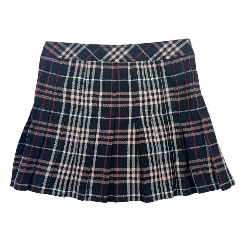 Burberry Leather mini skirt - image 4