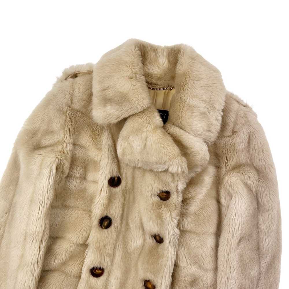 Gucci Gucci by Tom Ford AW96 Faux Fur Double Brea… - image 2