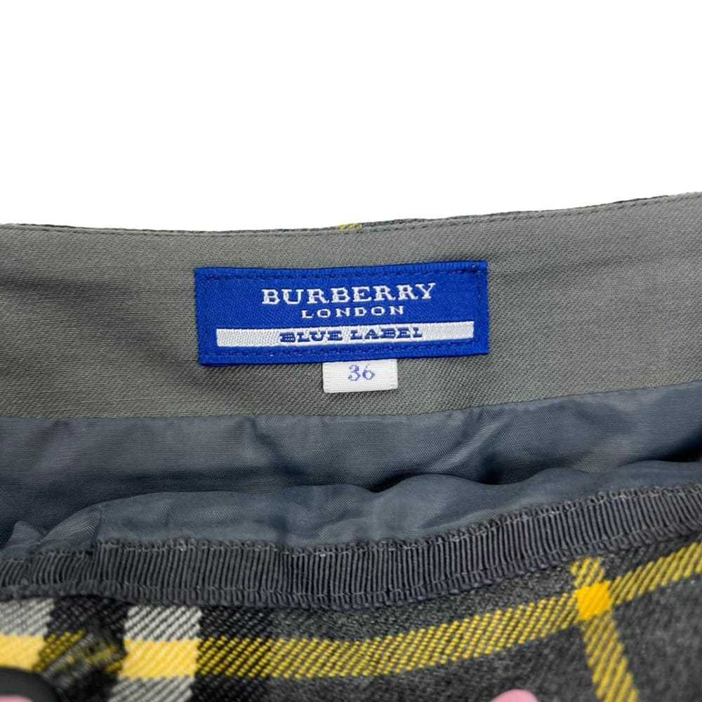 Burberry Wool mini skirt - image 2