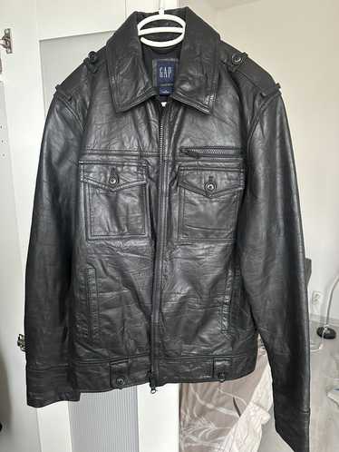 Avant Garde × Gap × Vintage GAP leather jacket - image 1