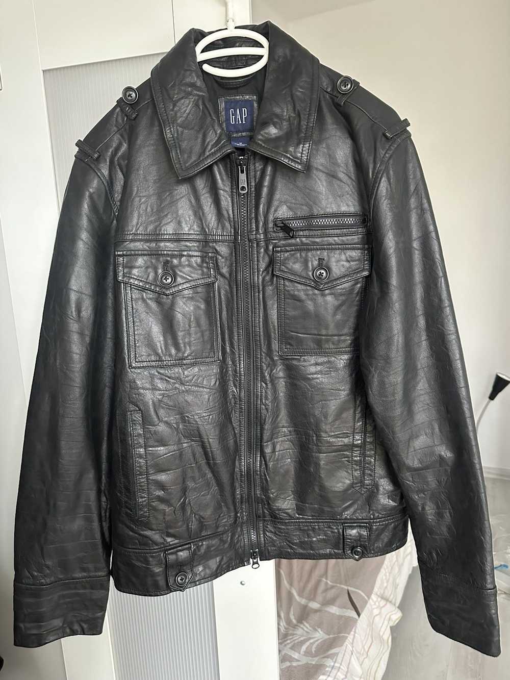 Avant Garde × Gap × Vintage GAP leather jacket - image 2