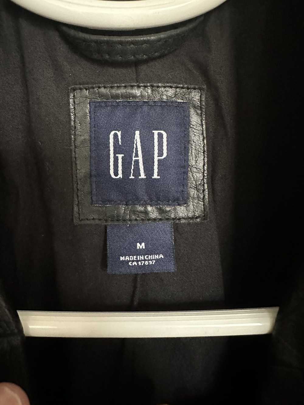 Avant Garde × Gap × Vintage GAP leather jacket - image 4